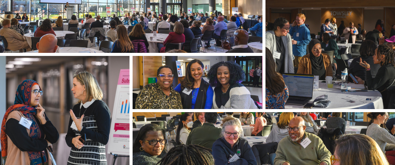 Collage of photos from State of Our Health event